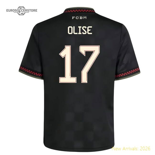 High-quality 2025-2026 Bayern Munich Third Jersey (kids) (olise 17)