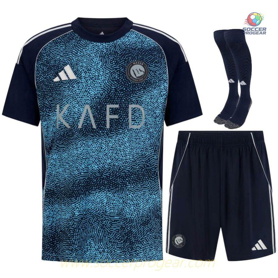 Al Nassr Away Kids Edition Soccer Uniform Team Jersey 2025-2026