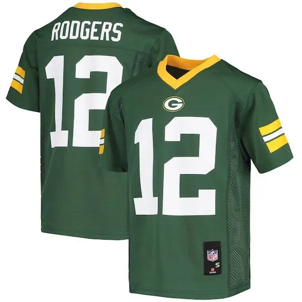 Green Bay Packers Aaron Rodgers Replica Jersey - Green | NFL Player...