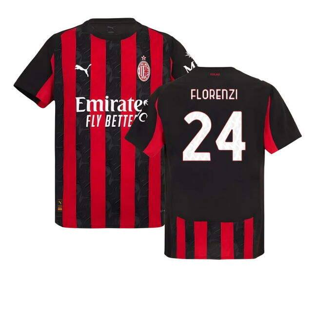 AC Milan 2025-2026 Home Jersey - Adult #67