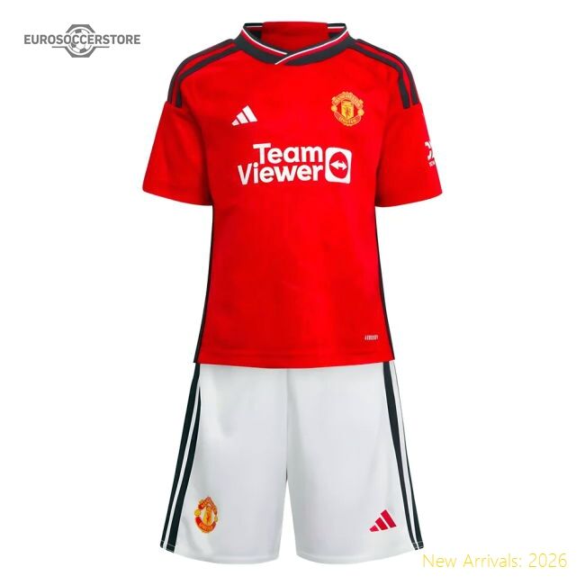 Authentic 2023-2024 Man Utd Home Mini Kit - Premium Quality Football