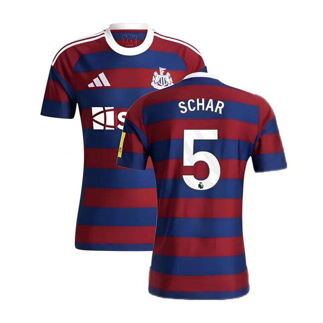 2024-2025 Newcastle United Away Shirt (Schar 5) (Fan Favorite)