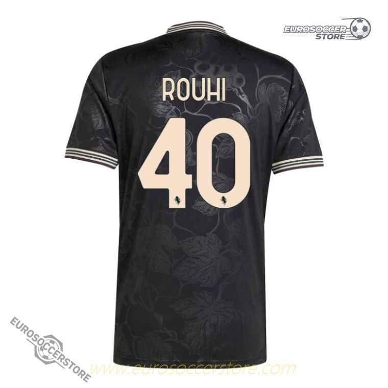 ROUHI's Juventus 25-26 Third Jersey with Number 40