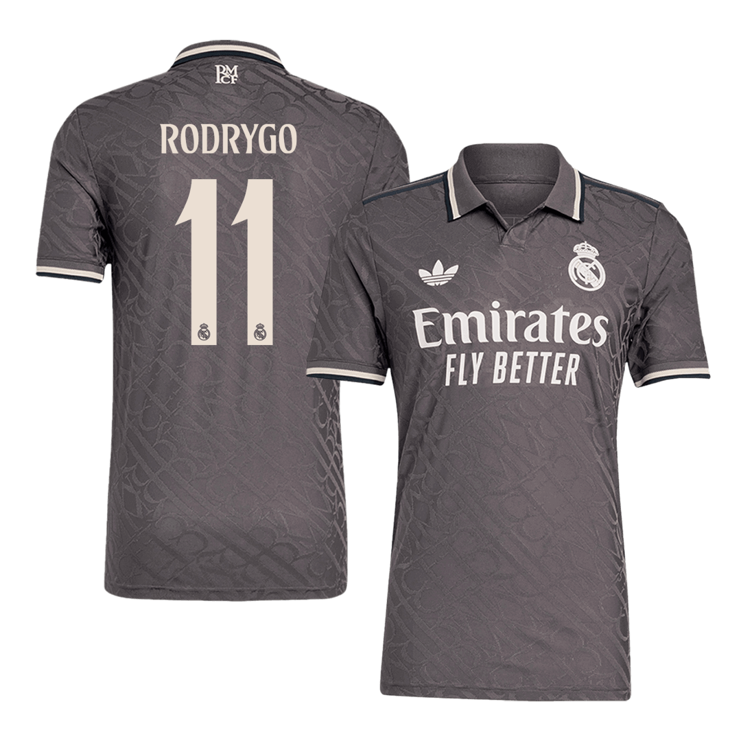 Player Version RODRYGO #11 Real Madrid Third Away Soccer Jersey 2024/2
