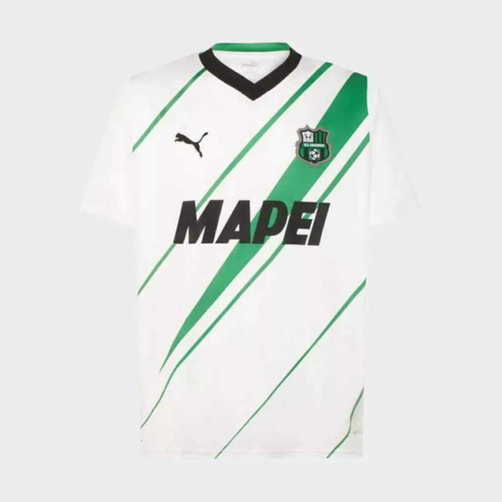 US Sassuolo 2324 Away Soccer Jersey Football Shirt - Official Replica
