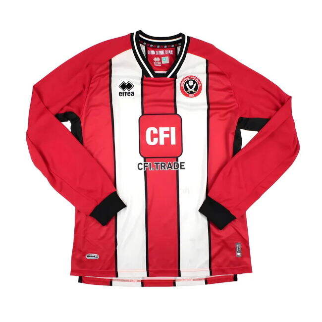 2023-2024 Sheffield United Home Long Sleeve Shirt - authentic style
