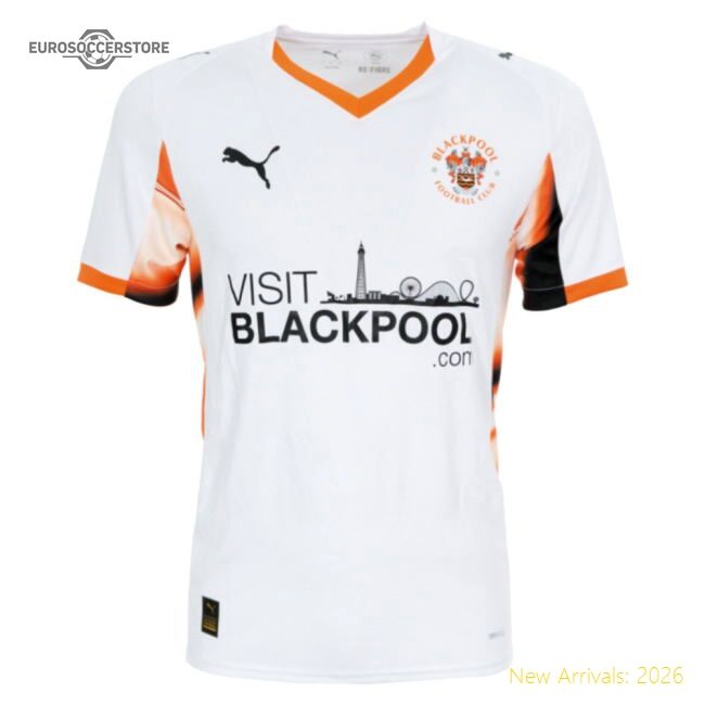 Top-grade 2025-2026 Blackpool Away Shirt (kids) - Collectors Item