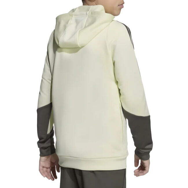 2025-2026 Real Madrid Training Hoody (Almost Lime) - Kids