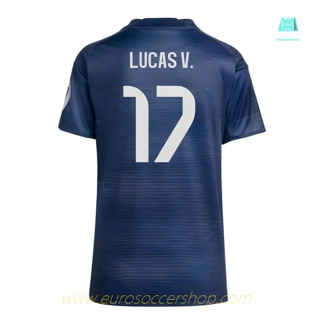 2025-2026 Real Madrid Authentic Away Shirt (Womens) (Lucas V. 17)