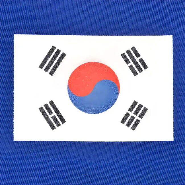 South Korea 12th ManT-Shirt - Royal/White Ringer