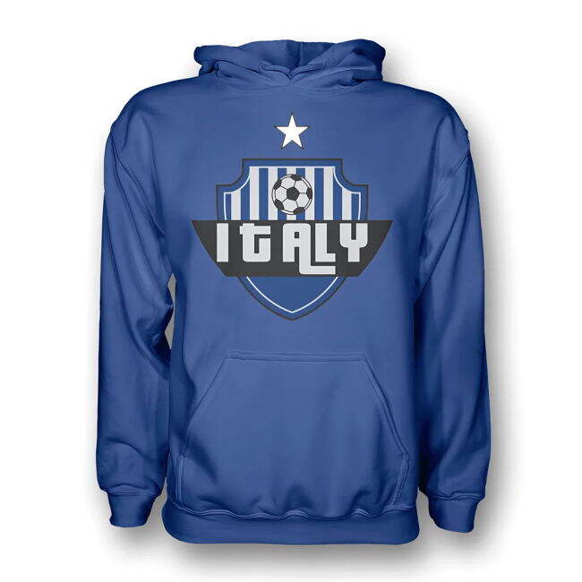 Italy Country Logo Hoody (Blue) - Kids Official Netherlands