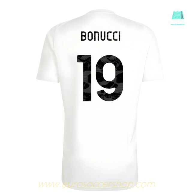 2025-2026 Juventus Training Tee (White) (Bonucci 19)