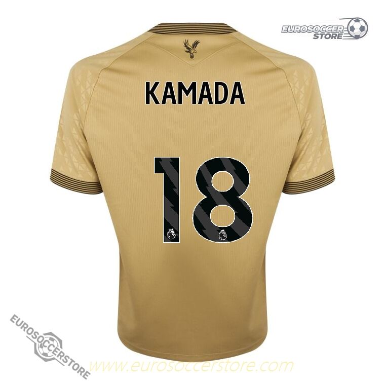 Palace's 25-26 Away Jersey Featuring KAMADA #18