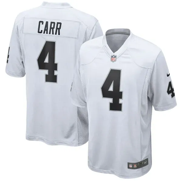 None Derek Carr Game Jersey - White | NFL Player Jersey | NFL Football