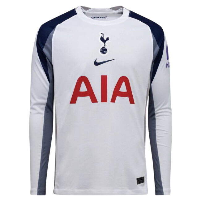 2025-2026 Tottenham Long Sleeve Home Shirt (Your Name) (Fan Favorite)