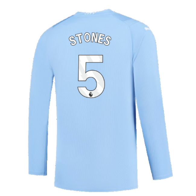 Genuine Man City STONES 5 2023 Manchester City 2023-2024 Puma Home ...