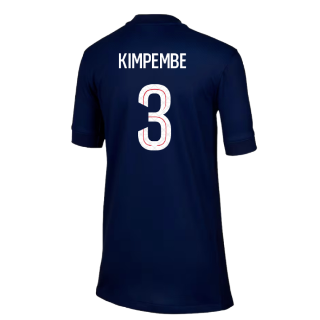 2025-2026 PSG Paris Saint Germain Home Shirt (Kids) (Kimpembe 3)
