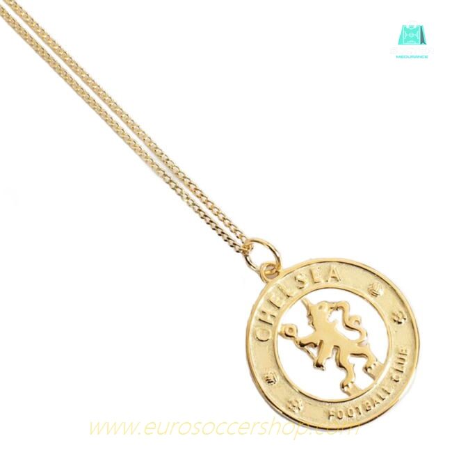 Chelsea FC 18ct Gold Plated on Silver Pendant & Chain