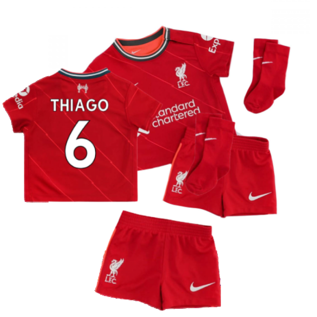 Baby New Lightweight Liverpool Home Soccer Jersey (THIAGO 6)