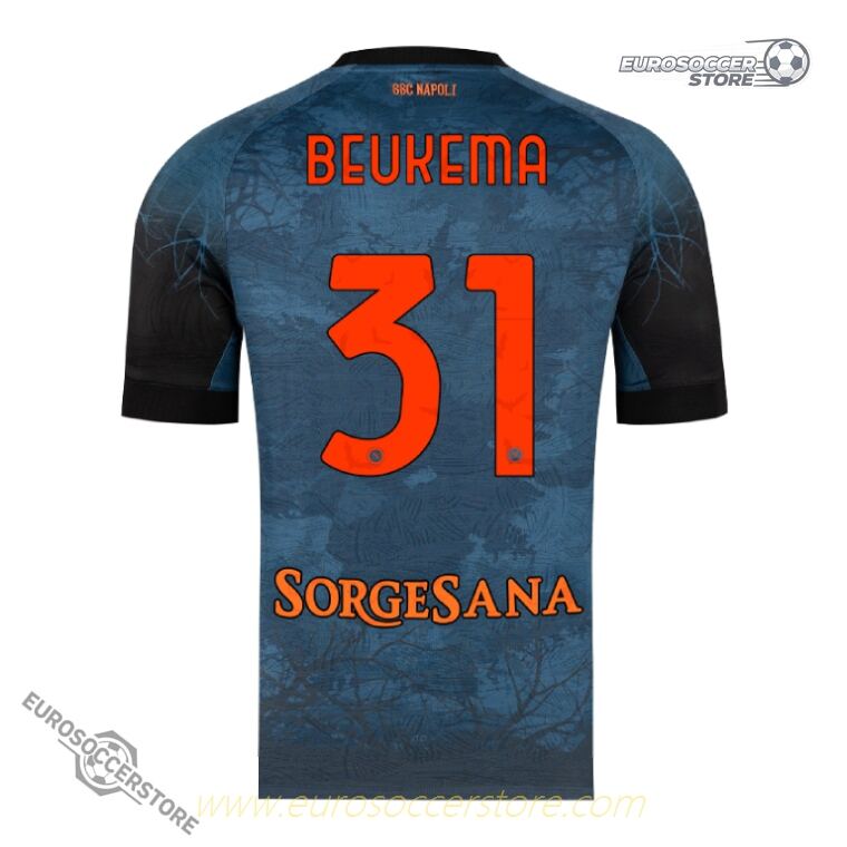 Napoli's Halloween-themed BEUKEMA 31 Jersey for the 25-26 season