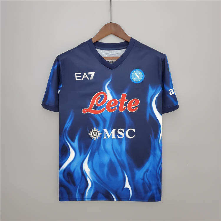 22-23 Napoli Home Blue Soccer Jersey Football Shirt - Official