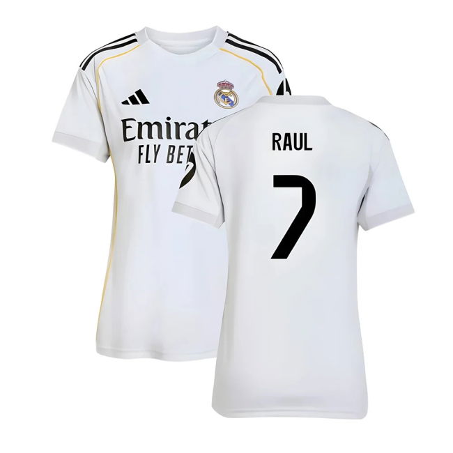 2025-2026 Real Madrid Home Shirt (Womens) (Raul 7) - Ultras Approve...