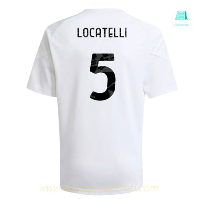 2025-2026 Juventus Training Shirt (White) - Kids (Locatelli 5)