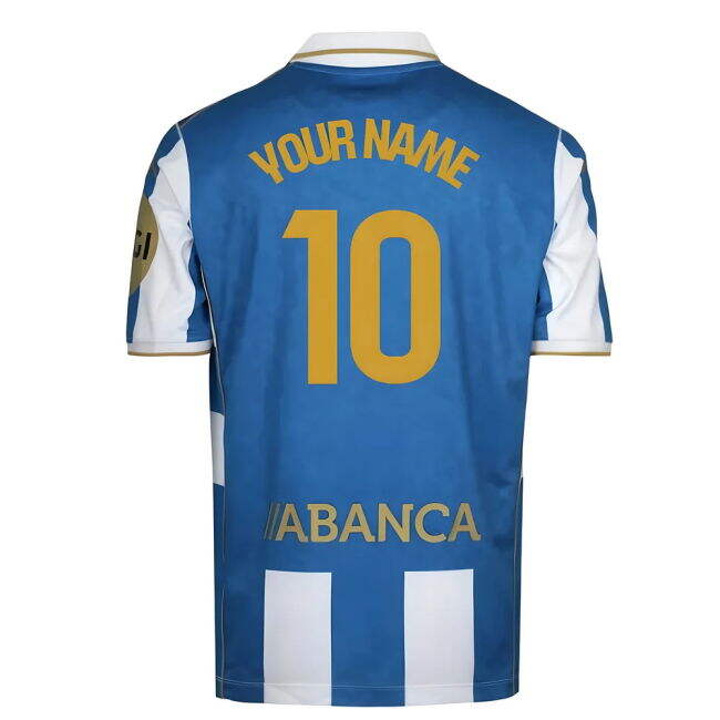 2025-2026 Deportivo La Coruna Home Shirt (Your Name)