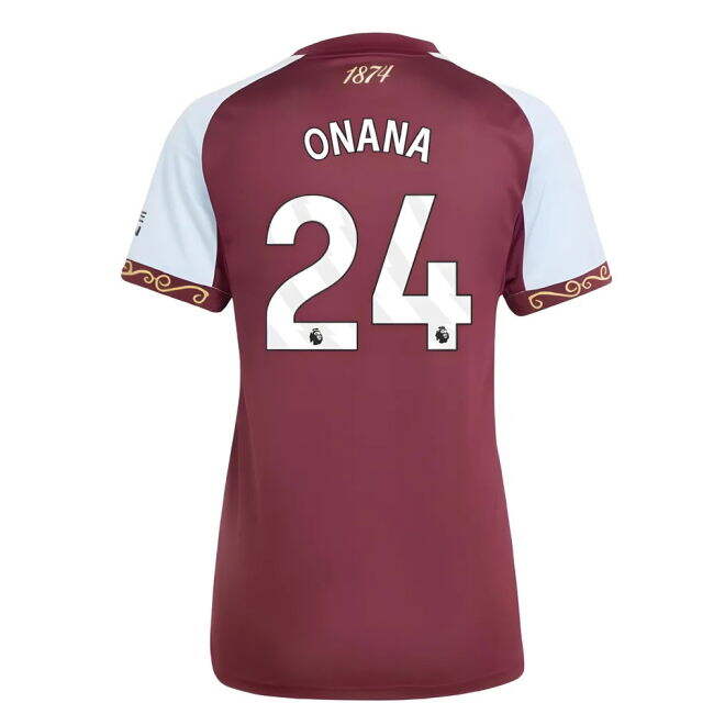 2025-2026 Aston Villa Home Shirt (Womens) (Onana 24)