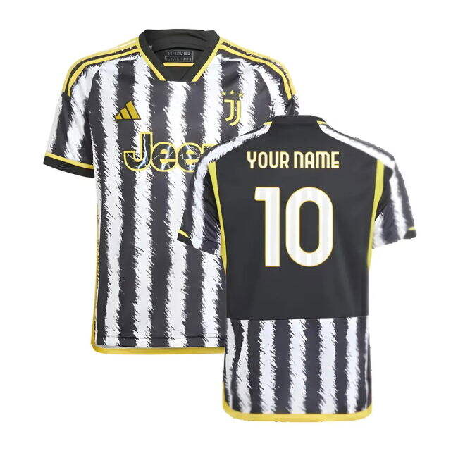 2023-2024 Juve Home Shirt (Kids) (Your Name) Lightweight