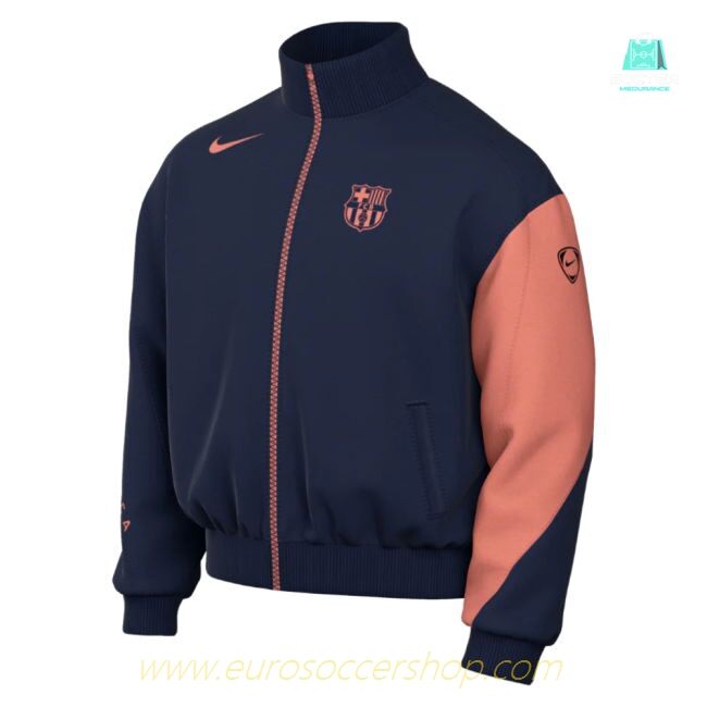 2025-2026 Barcelona Third T90 Dri-Fit Anthem Jacket (Navy)