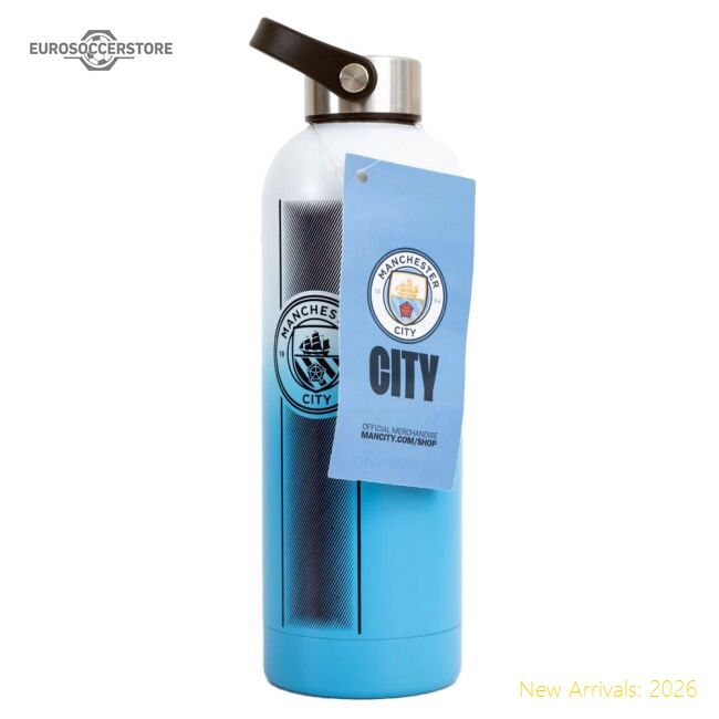 Authentic Manchester City Fc Chunky Thermal Bottle - Premium Quality