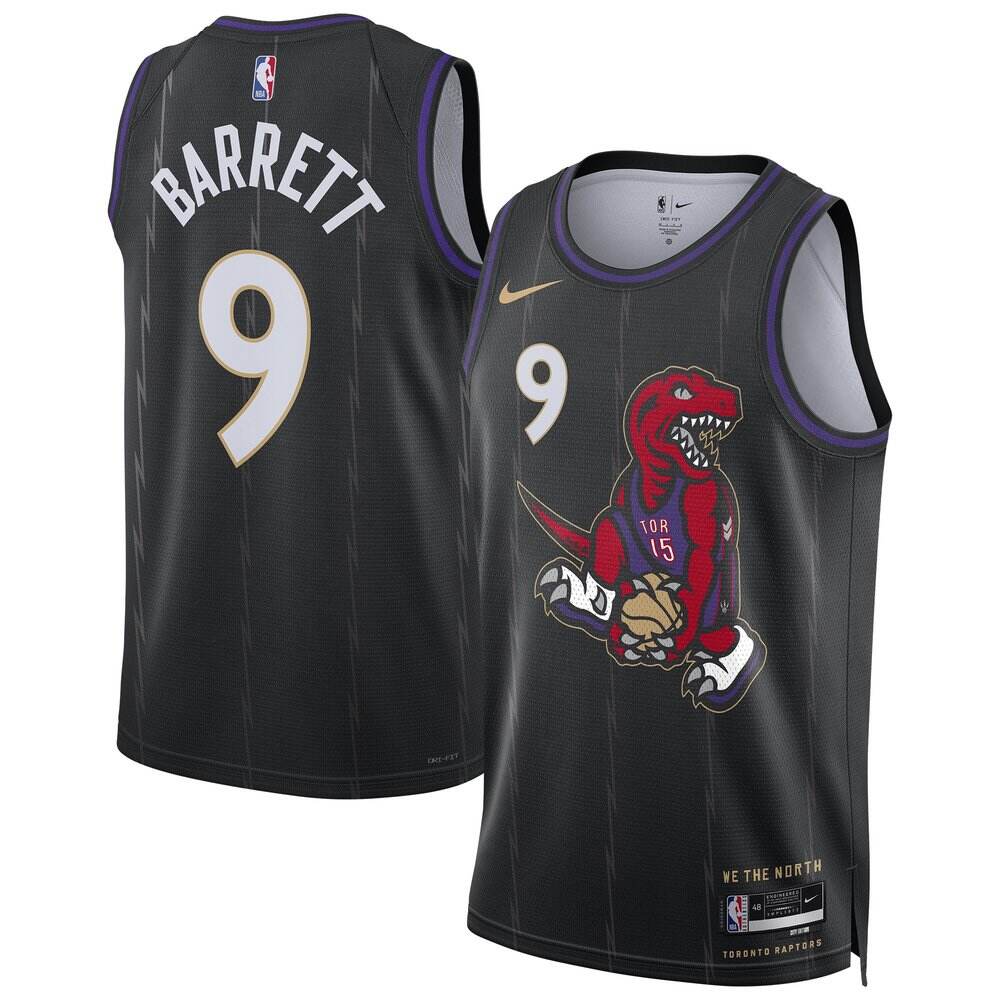 Pro Grade Toronto Raptors Jersey - Black City Edition - Game Day Essential