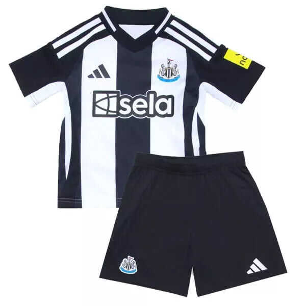 Kid's 24/25 Newcastle United Soccer Jersey Kit(Jersey+Shorts)Authentic