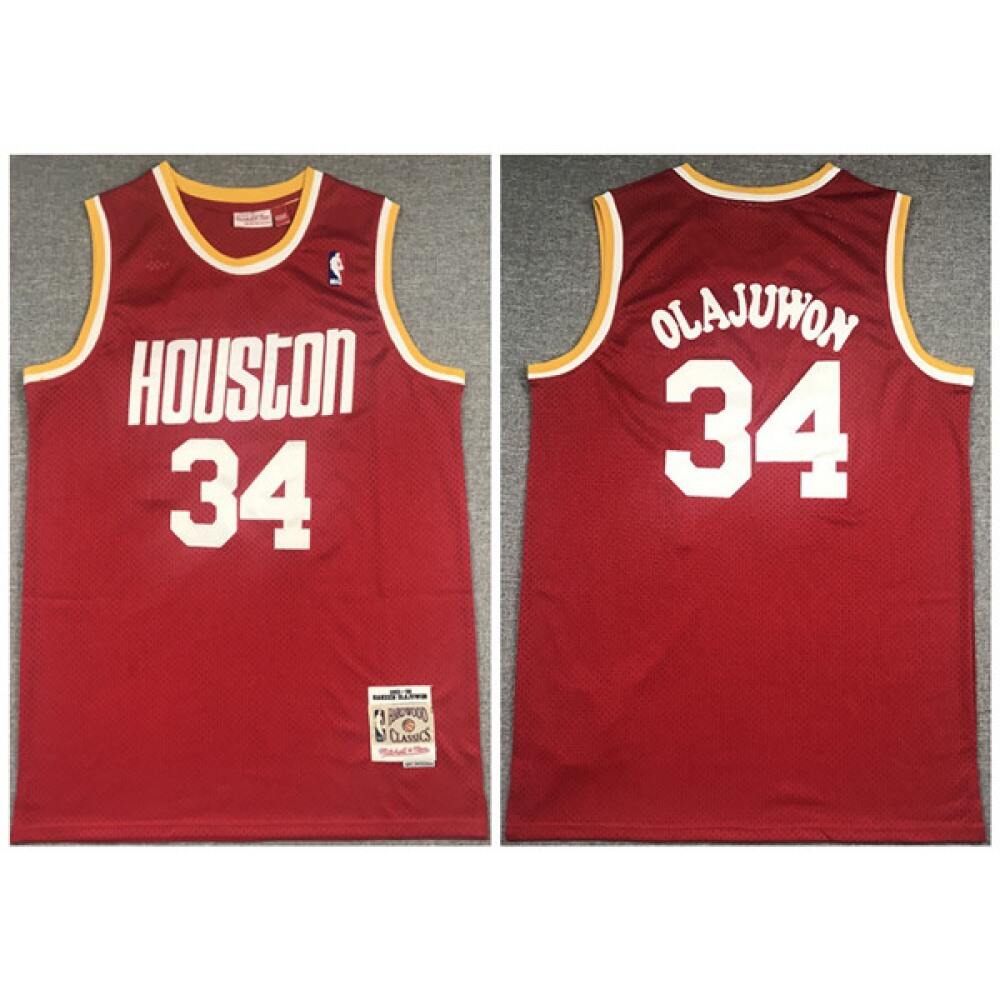 Houston Rockets 34 Red Jersey - - NBA Collection