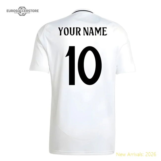 Outstanding 2024-2025 Real Madrid Home Kit (your Name) - Collectors Item