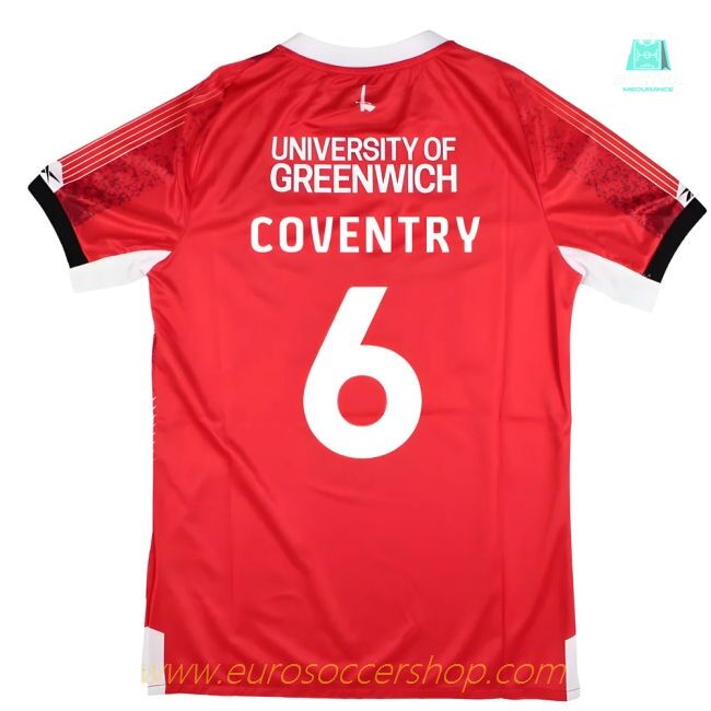2025-2026 Charlton Athletic Home Shirt - Kids (Coventry 6)