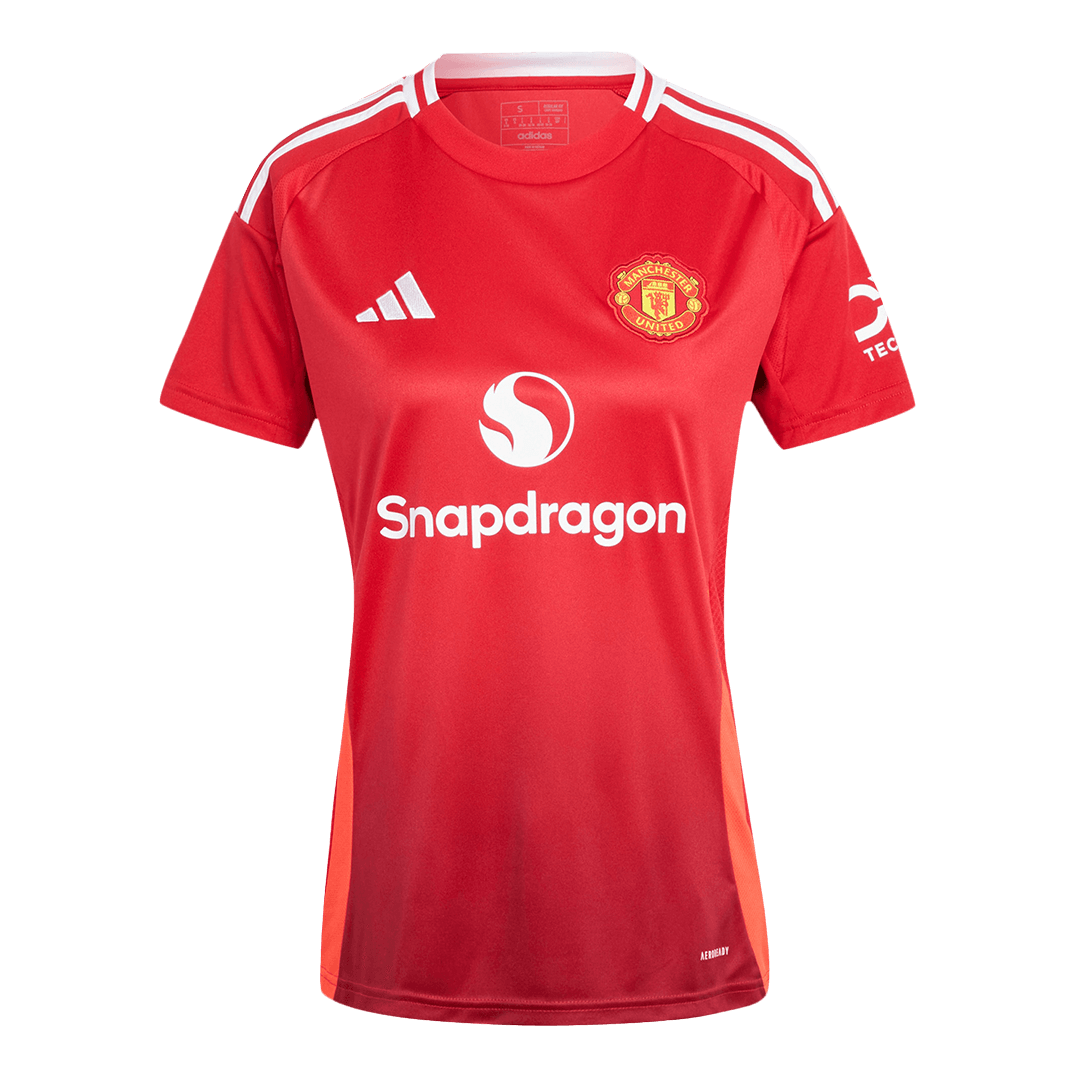 Women's Manchester United Home  Soccer Jersey 2024/25 Authentic Kit