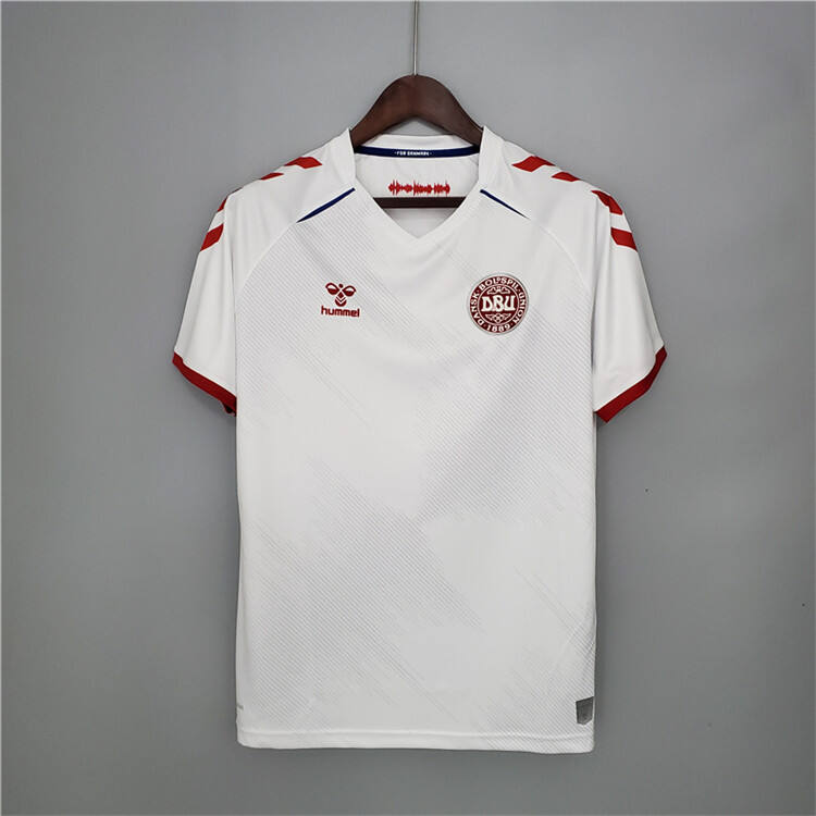 Denmark Soccer Shirt Euro 2020 White Soccer Jersey - Official Replica