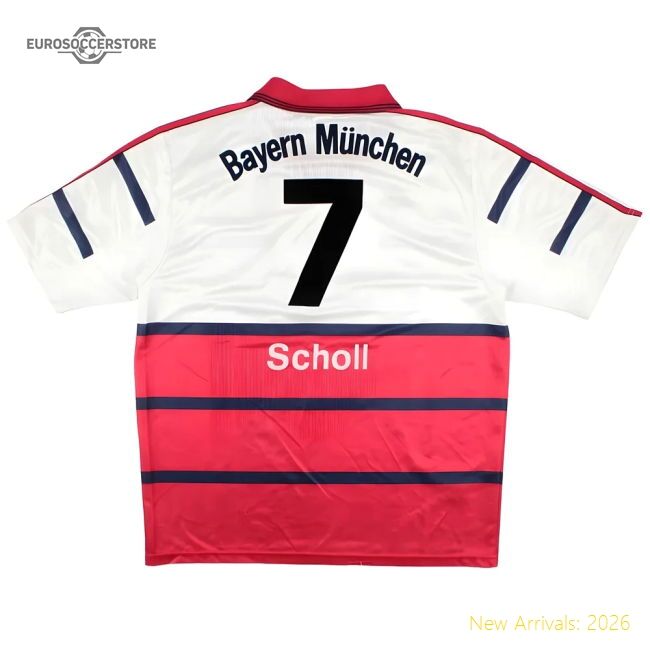 Excellent Bayern Munich 1998-00 Road Jersey (l) Scholl 7 (excellent)