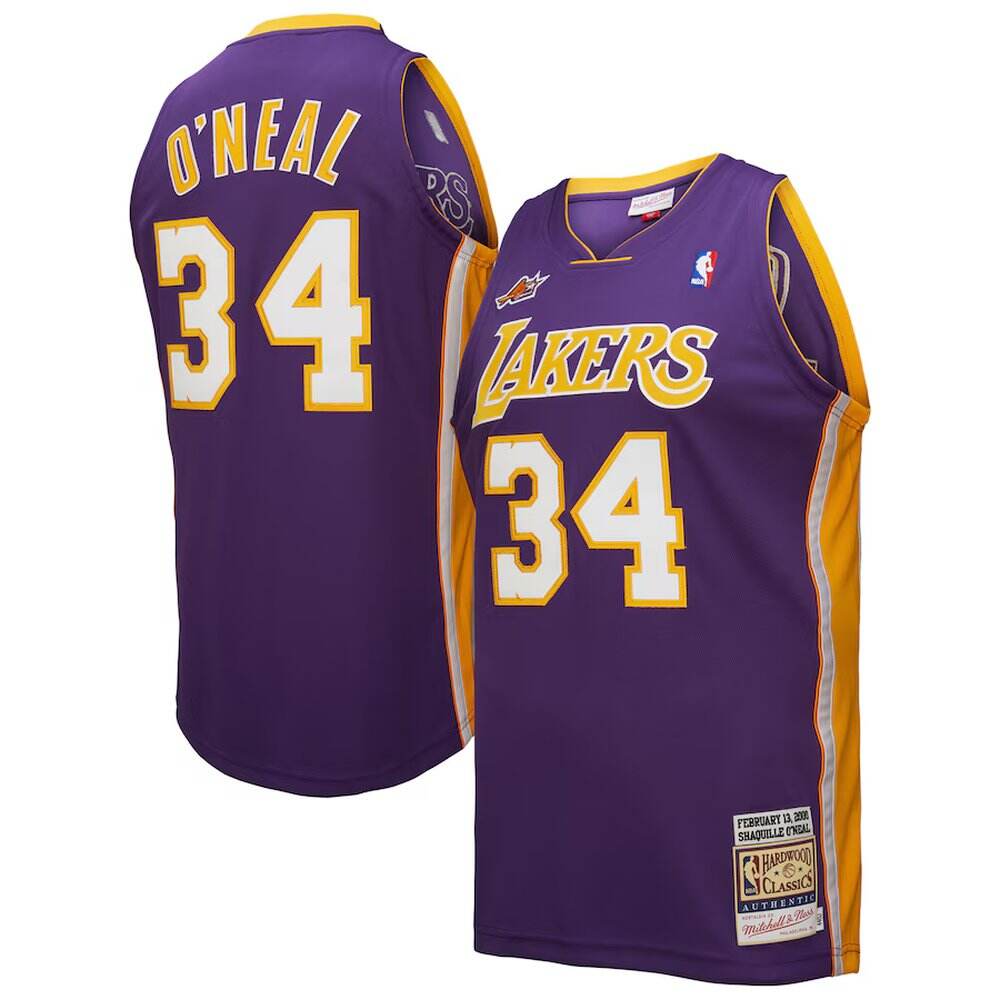 Premium 34 Los Angeles Lakers Purple Jersey - - NBA Collection