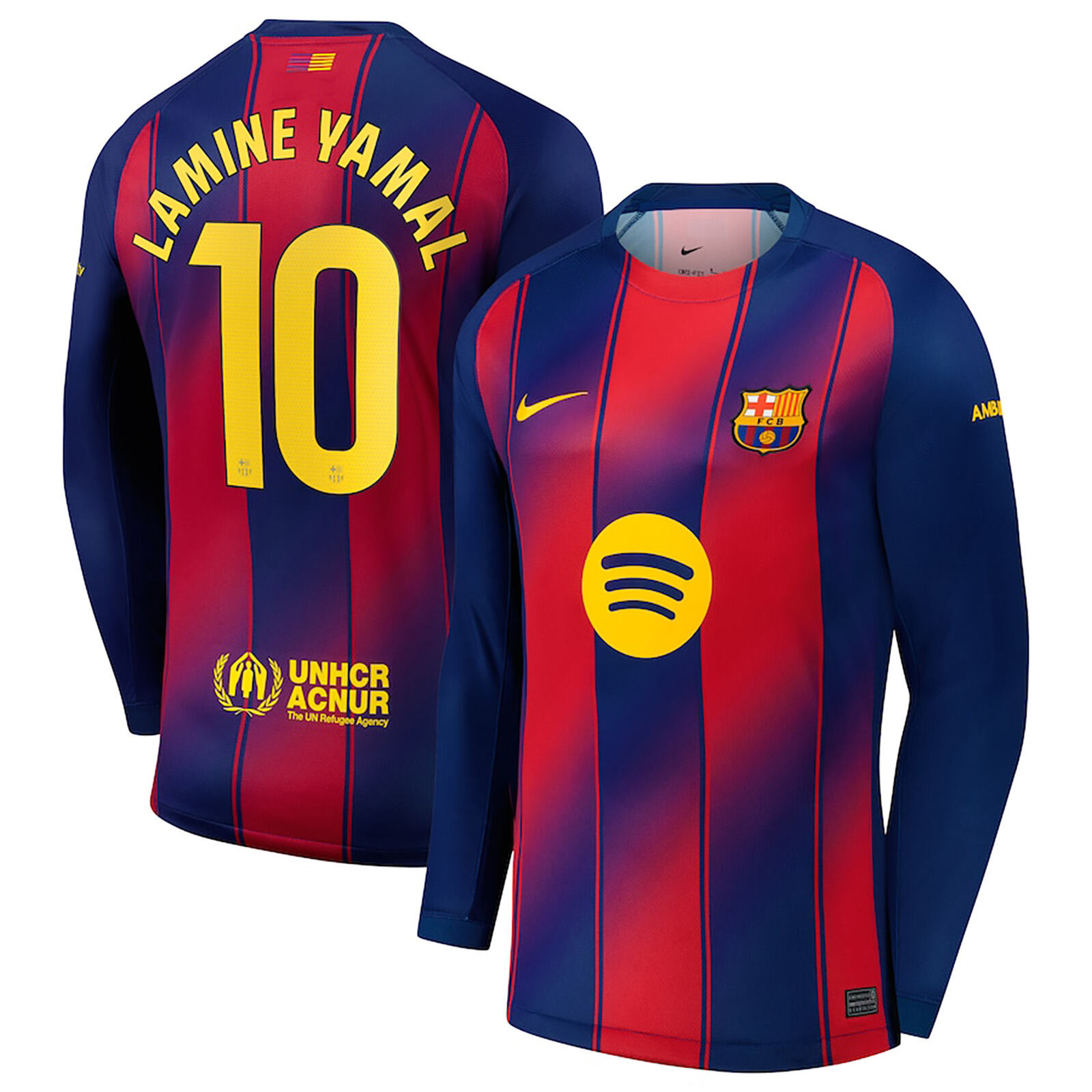 Nike Barcelona nike barcelona lamine yamal #10 Home Jersey 25/26