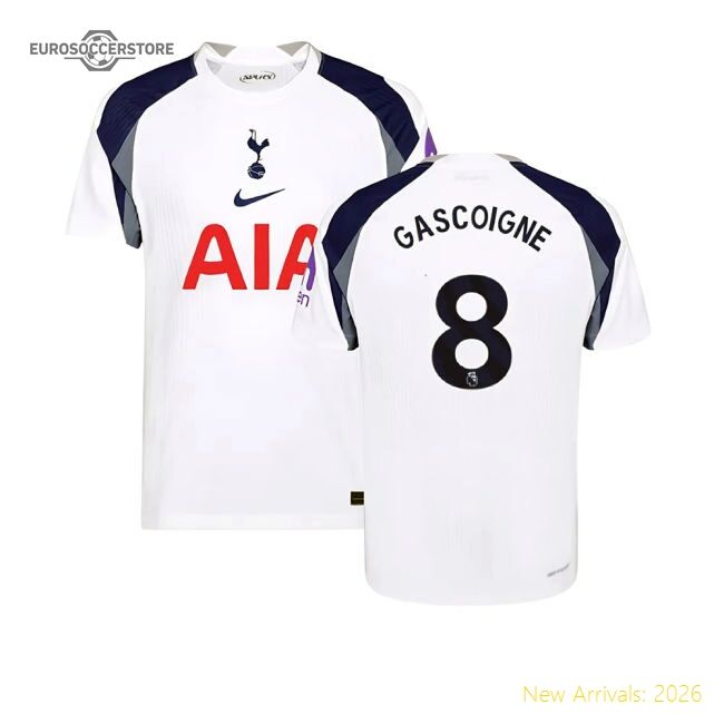 2025-2026 Tottenham Hotspur Hotspur Authentic Home Shirt (gascoigne 8)