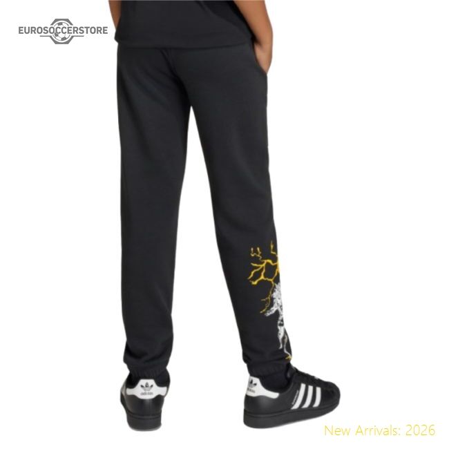 2025-2026 Real Madrid Marvel Pants (black) - Kids - Collectors Item