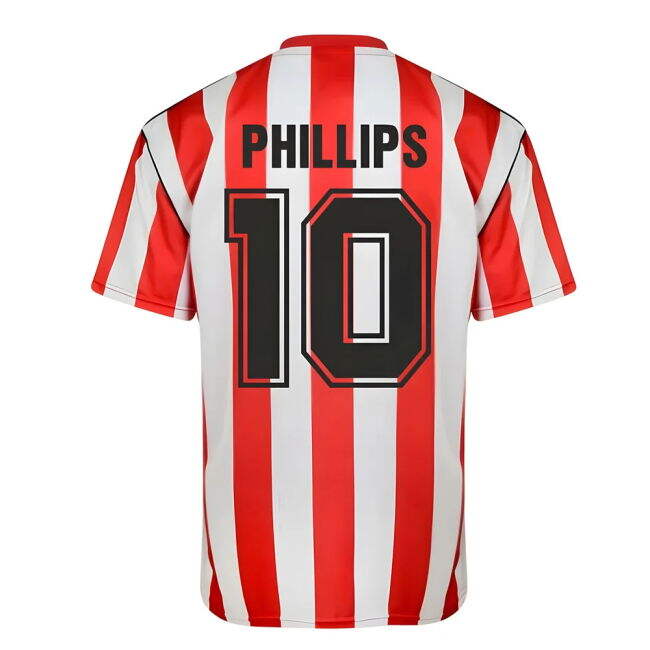 Top Tier Sunderland Retro Football Shirt Phillips #10 2024-2025 Se...