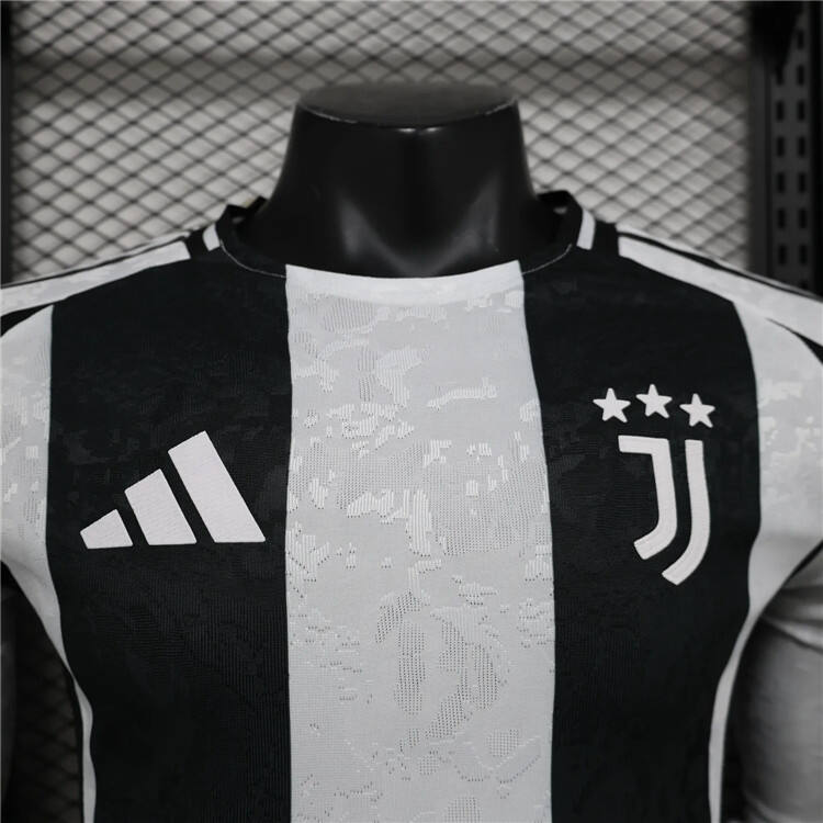 Durable 2425 Juventus Home Long Sleeve Shirt Authentic Version