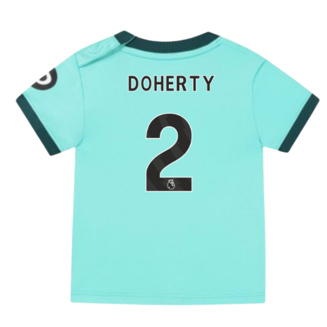 Fashionable 2025-2026 Wolves Away Baby Kit (Doherty 2) for Match Day