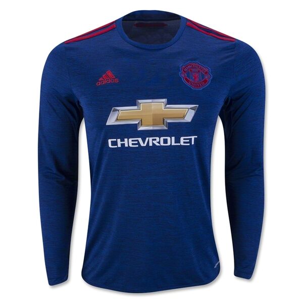 Manchester United Away 2016-17 LS Soccer Jersey Shirt - Official