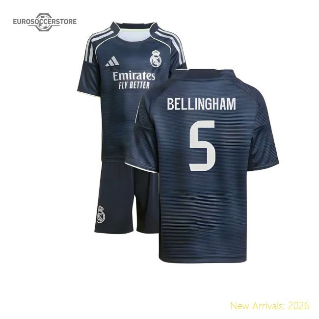 2025-2026 Real Madrid Away Mini Kit (bellingham 5) - Affordable