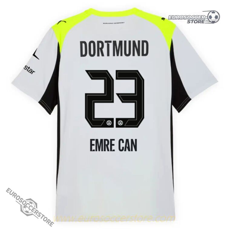 Borussia Dortmund 25-26 Season Away Jersey, EMRE CAN #23